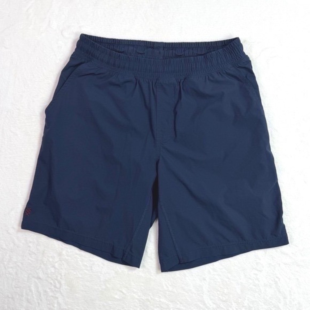Rhone Mako Athletic Training Shorts Navy Blue Medium